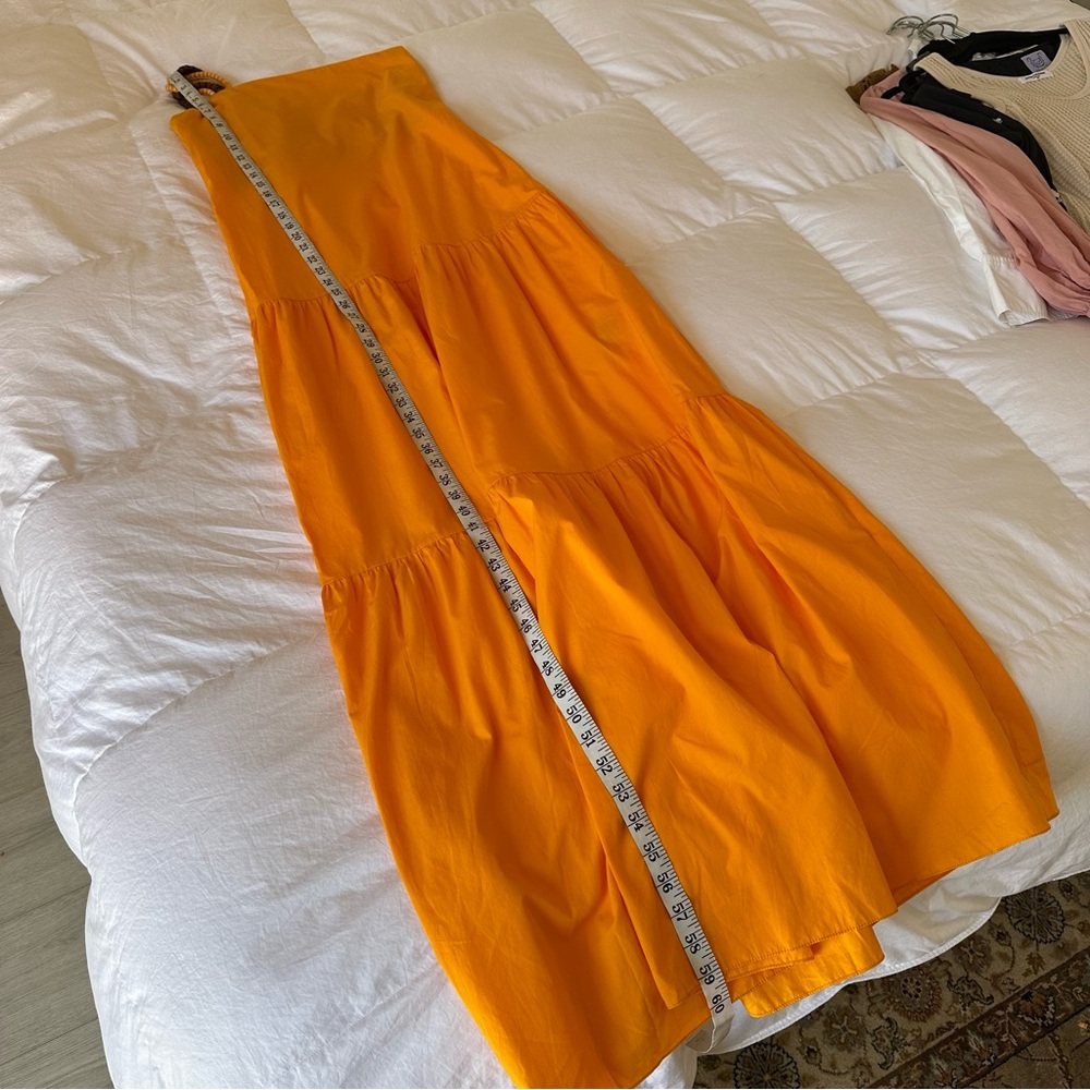 ❌SOLD❌ Johanna Ortiz Volcanic Dreams Maxi Dress in Monk Orange Size 0 NEW NWT - Picture 13 of 13